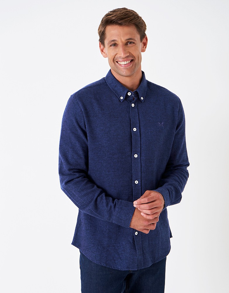 Sergo Plain Jaspe Casual Fit Shirt