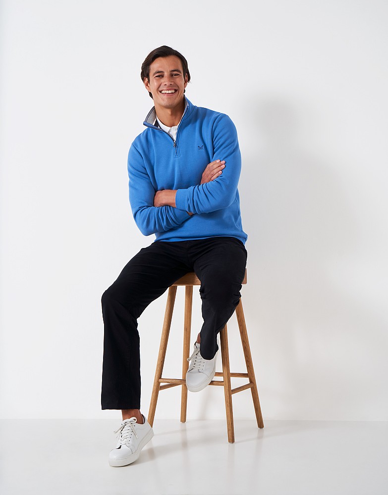 Men's Classic Half Zip Sweatshirt from Crew Clothing Company