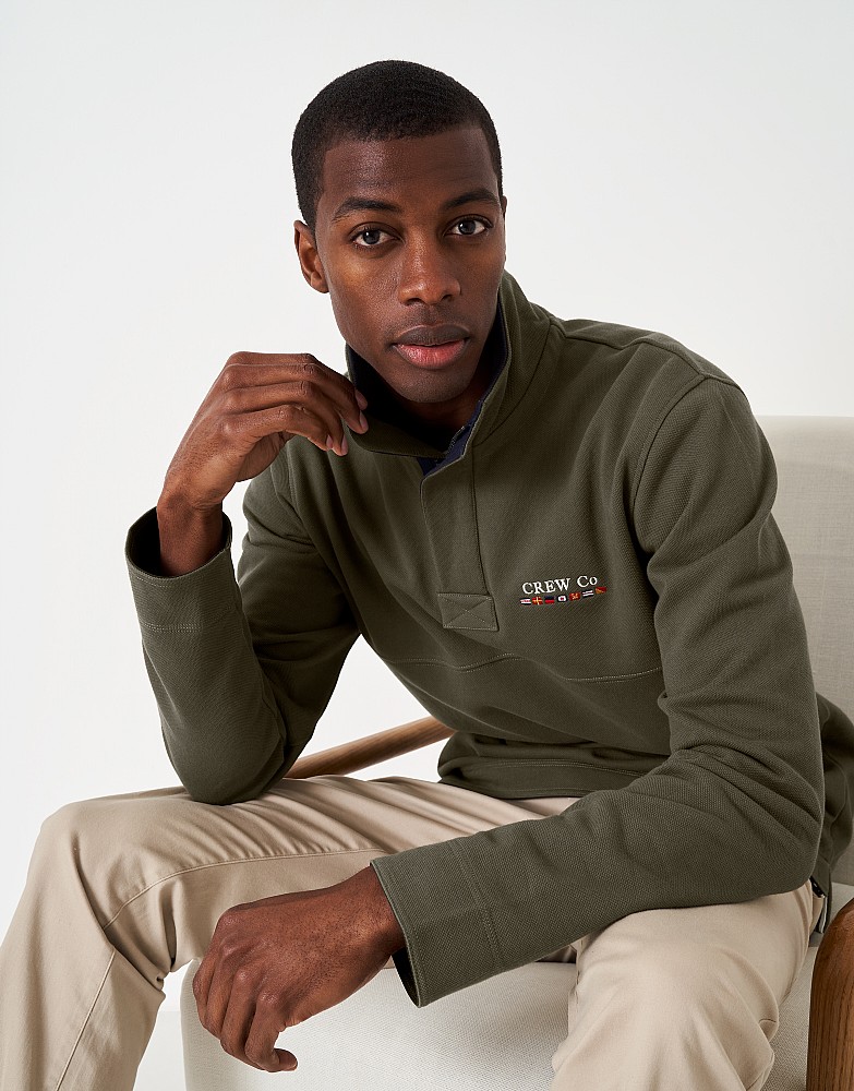 Men's Graphic Padstow Sweatshirt from Crew Clothing Company