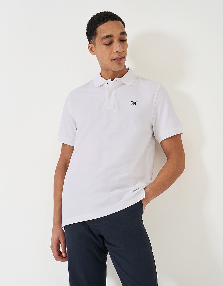 Classic Pique Polo Shirt - heritage white