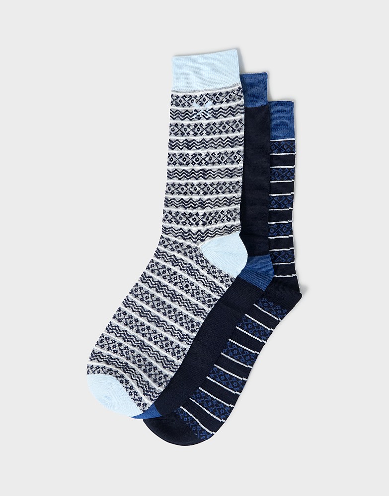 3 Pack Bamboo Sock Box