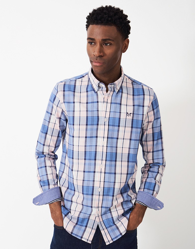 Marshall Brushed Check Slim Fit Shirt