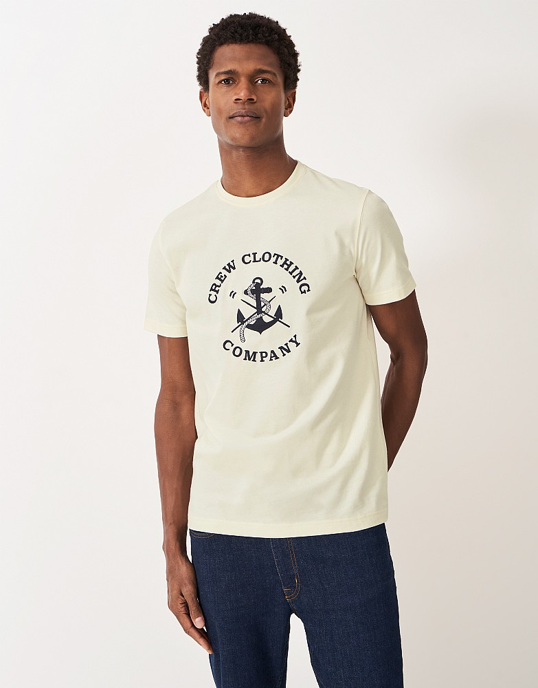 Embroidered Anchor T-Shirt - pristine