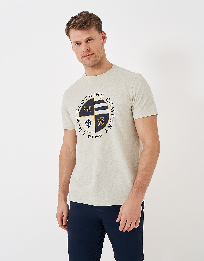 Printed Crew Crest Graphic T-Shirt