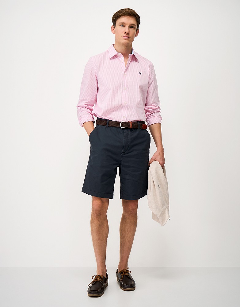 Bermuda Chino Stretch Shorts in Black