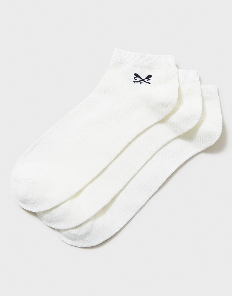 3 Pack Bamboo Trainer Socks