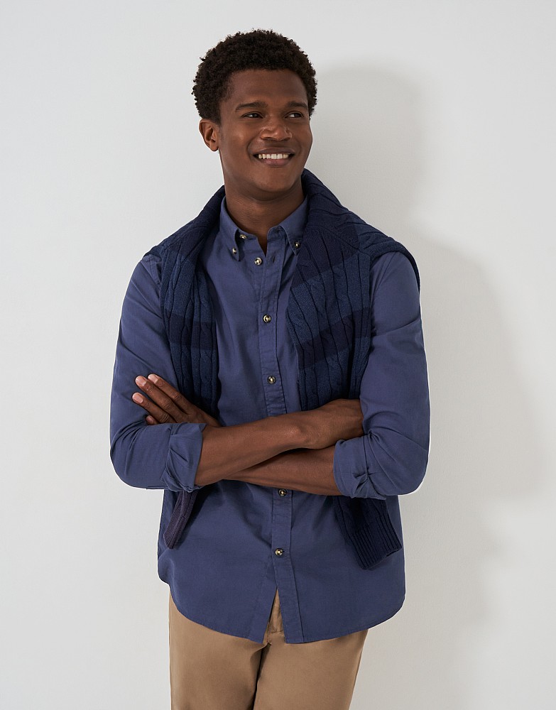 Garment Dyed Cotton Oxford Classic Fit Shirt