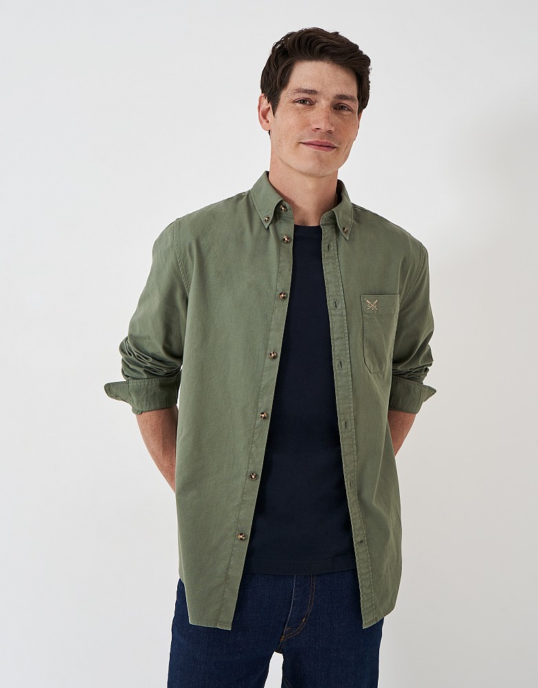 Garment Dyed Cotton Oxford Classic Fit Shirt