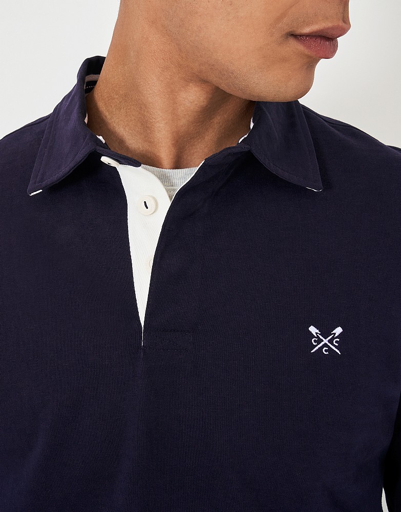 Classic Rugby Shirt in Navy