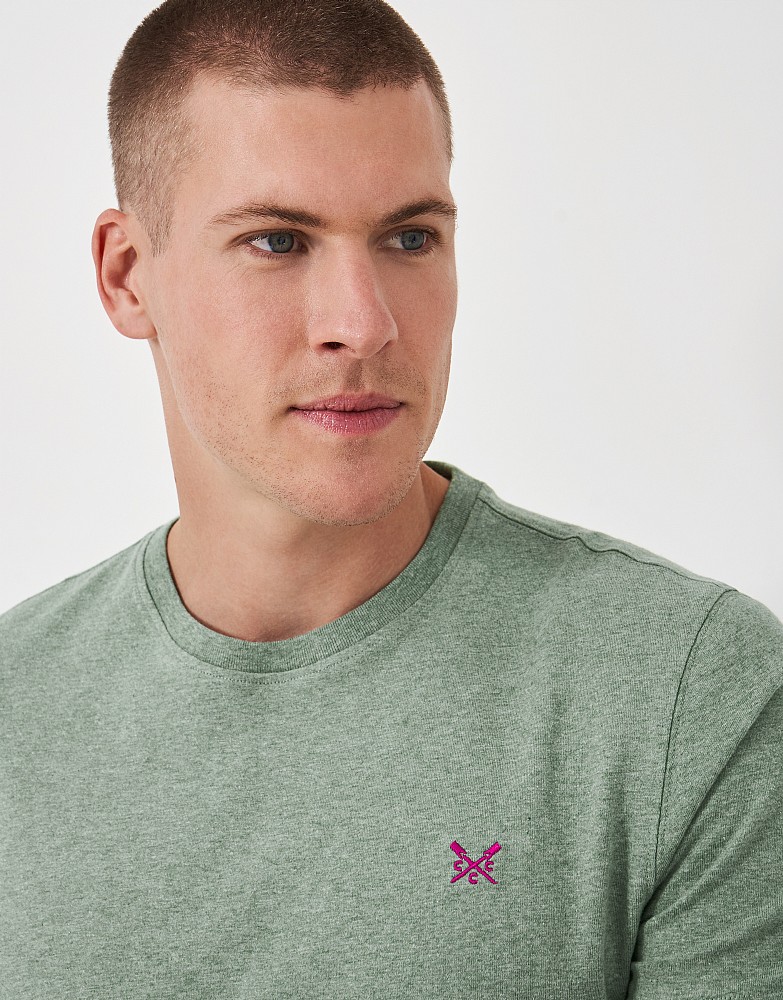 Crew Neck T-shirt Long Sleeve Fresh Clean Threads Crew Neck T