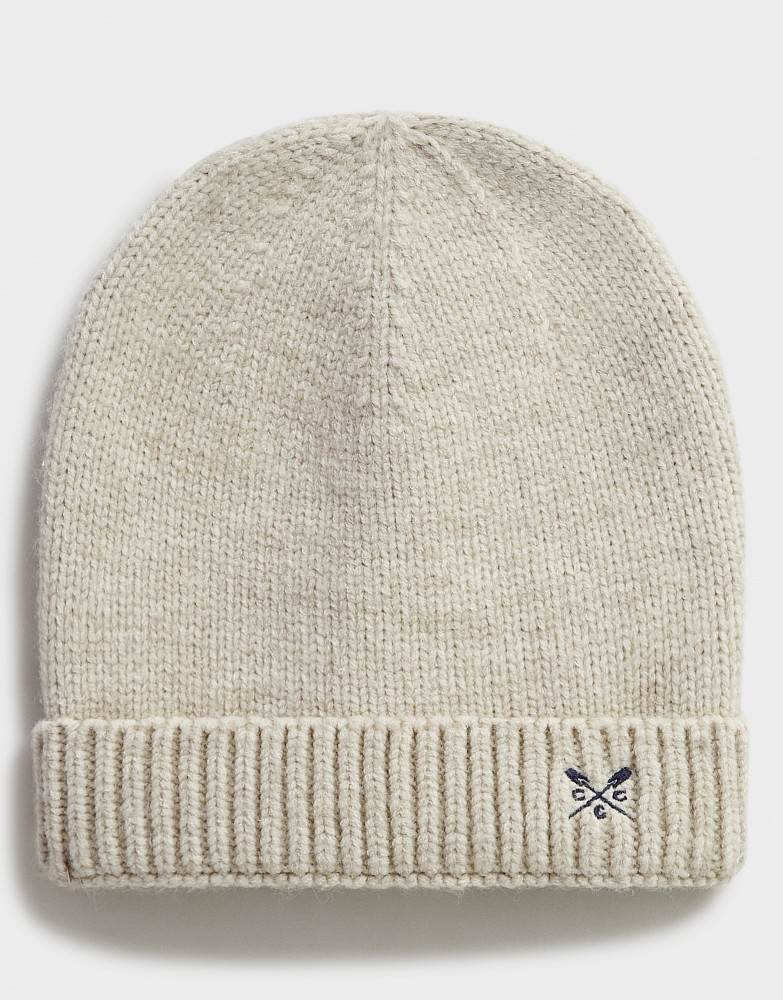 Men's Beanie in Oat from Crew Clothing Company