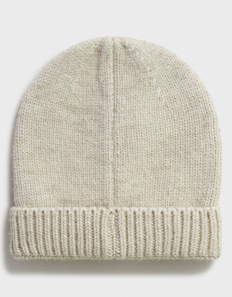 Men's Beanie in Oat from Crew Clothing Company