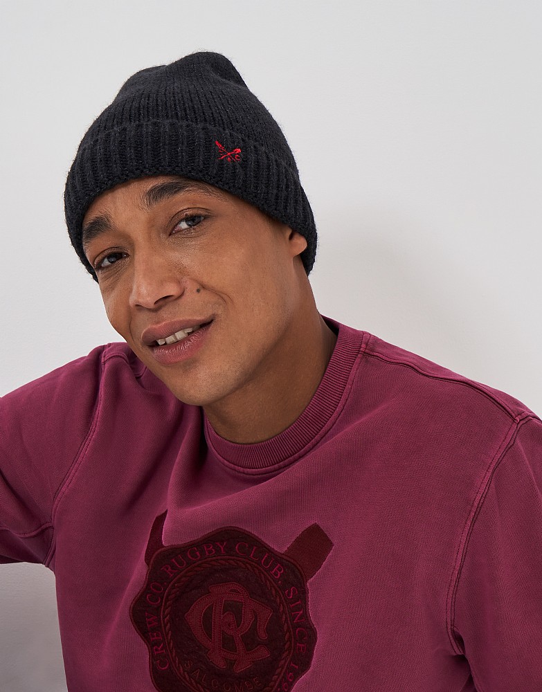 Beanie in Charcoal Grey