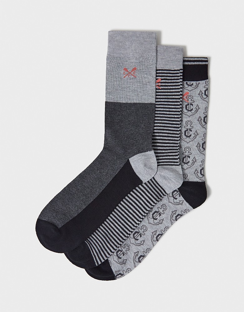 3 Pack Bamboo Socks
