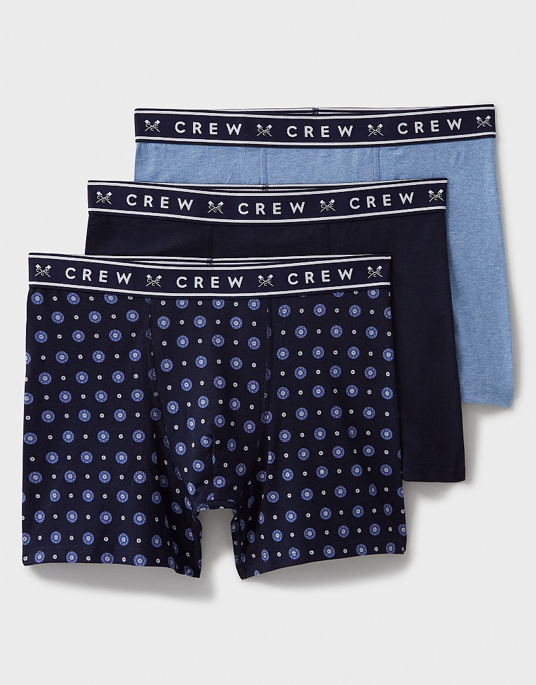 3 Pack Cotton Modal Boxer Briefs