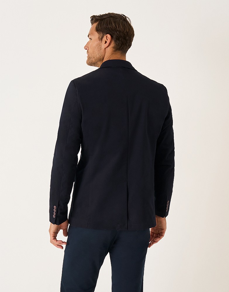Men's Garbardine Blazer in Navy from Crew Clothing Company