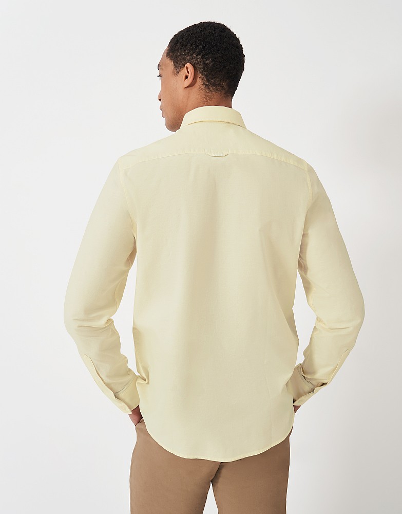 名品 visvim OXFORD SHIRT YELLOW LINE Mサイズ Visvim Men's Albacore Oxford Shirt in White Visvim