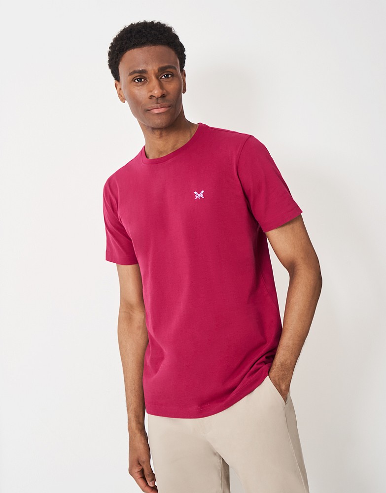 Crew Classic T-Shirt in Washed Cherry