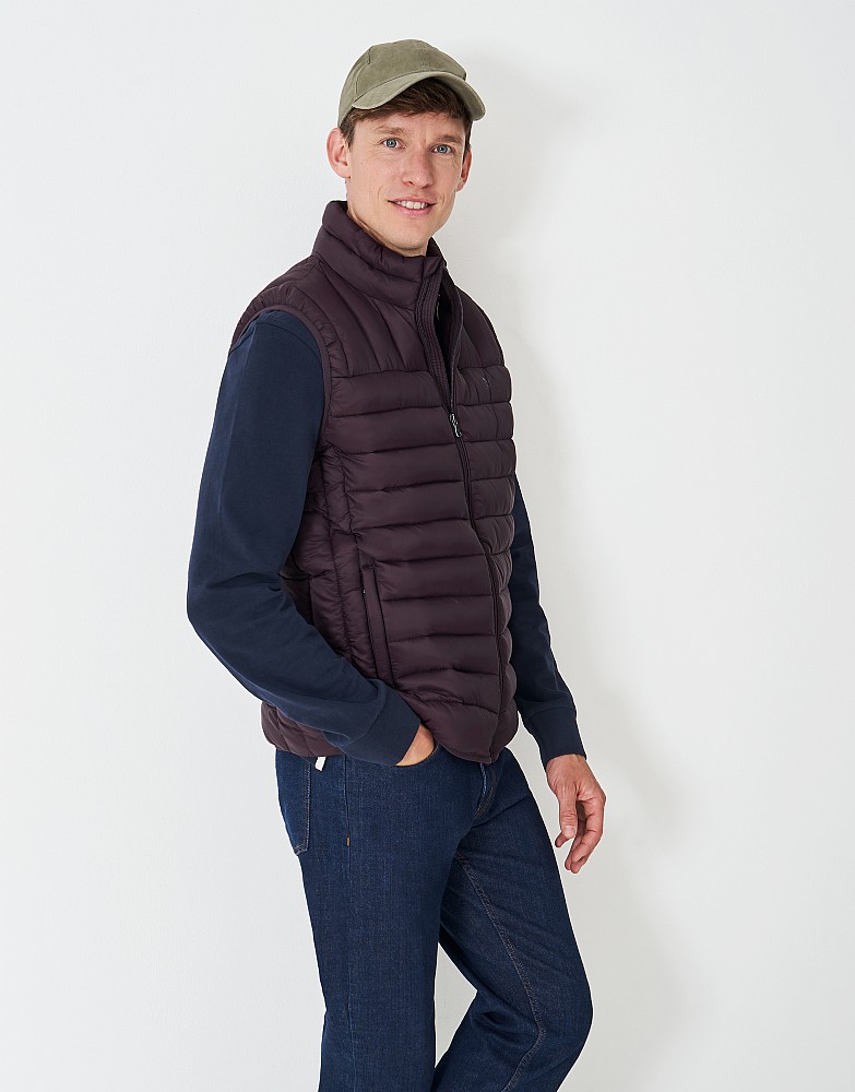 Lowther Gilet in Mahogany
