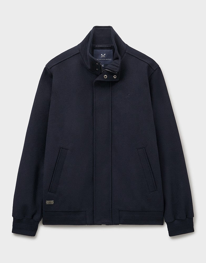Men's Fairburn Jacket in Navy from Crew Clothing Company