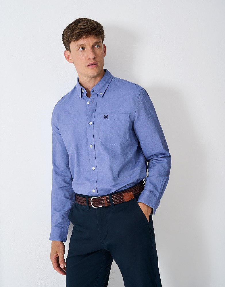 Classic Fit Oxford Shirt in Blue