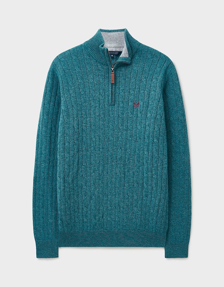 OVY Super Comeback Lamb Wool Zip Knit L OVY Super Lamb Wool Crew