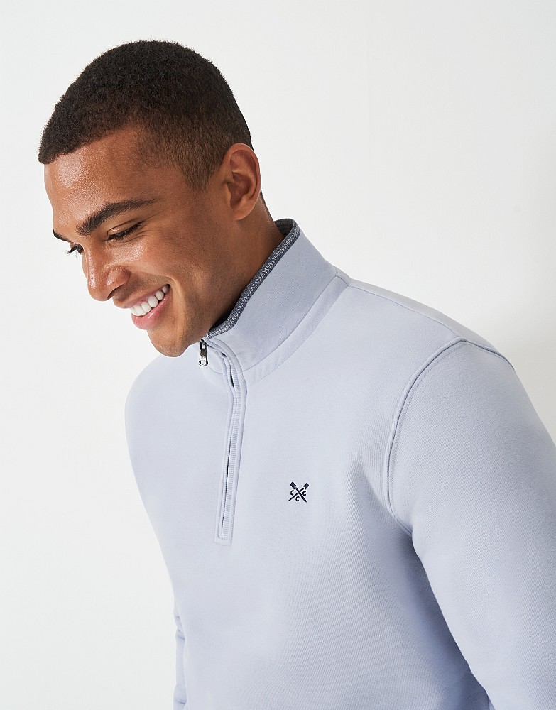 Crew Clothing Classic Half Zip Sweat-Shirt Homme