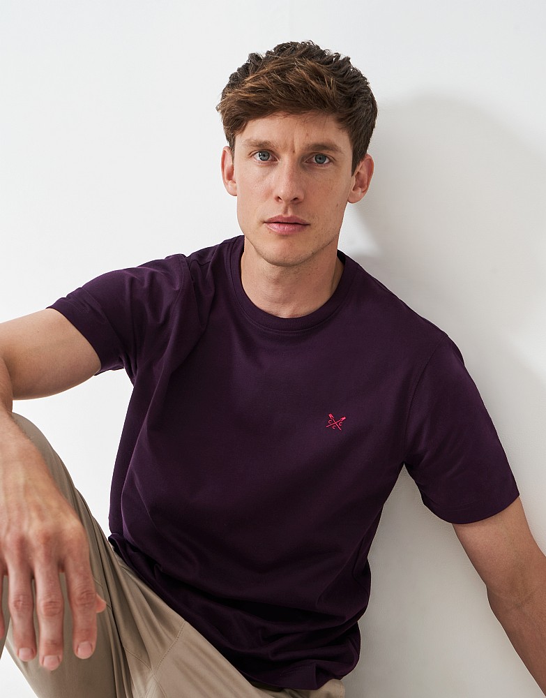 Classic Crew Neck T-Shirt in Mahogany