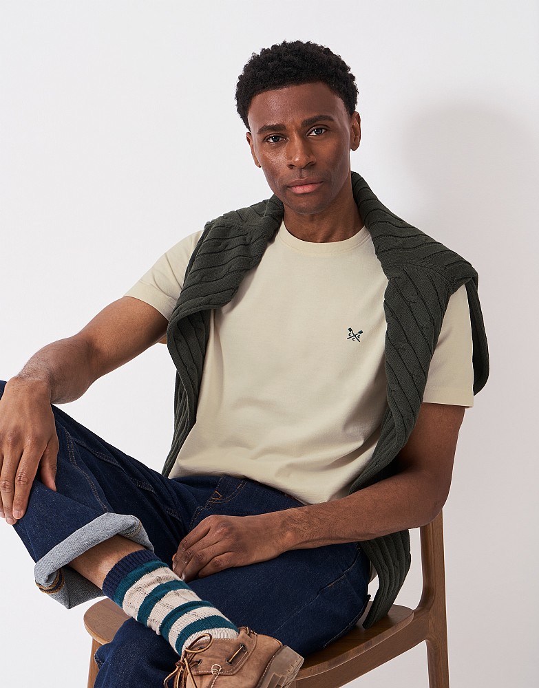 Classic T-Shirt in Beige