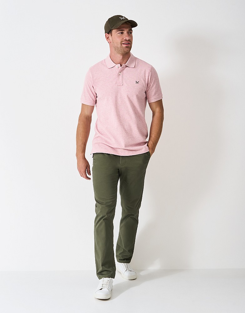 Classic Pique Polo Shirt in Pink