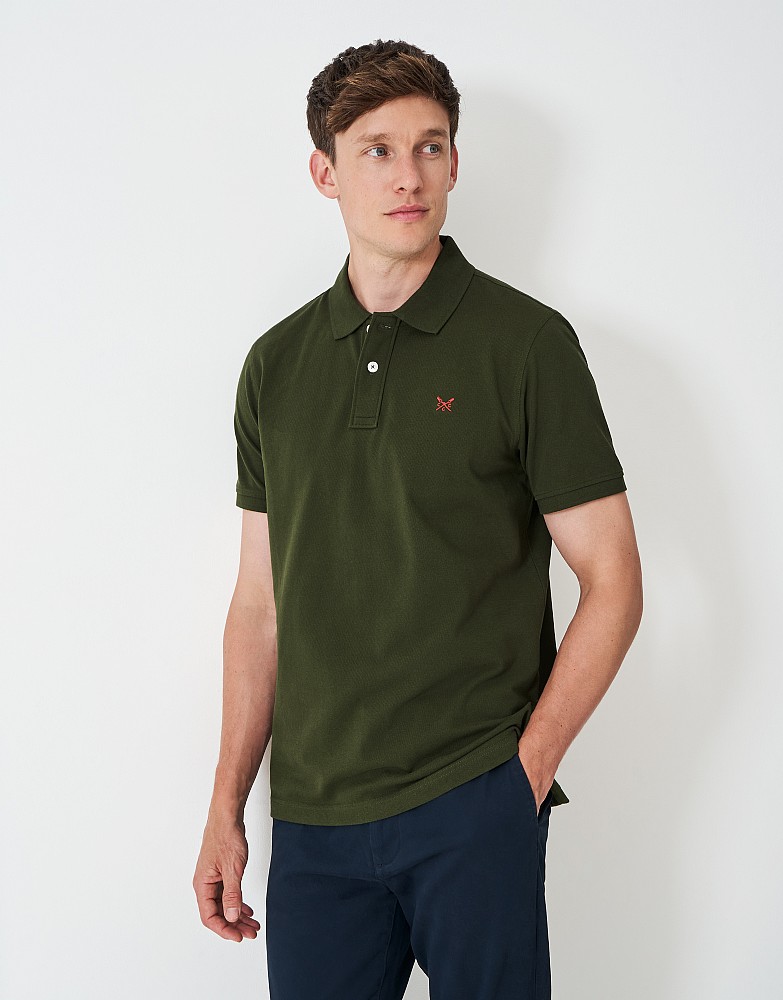 Classic Pique Polo Shirt in Rifle Green