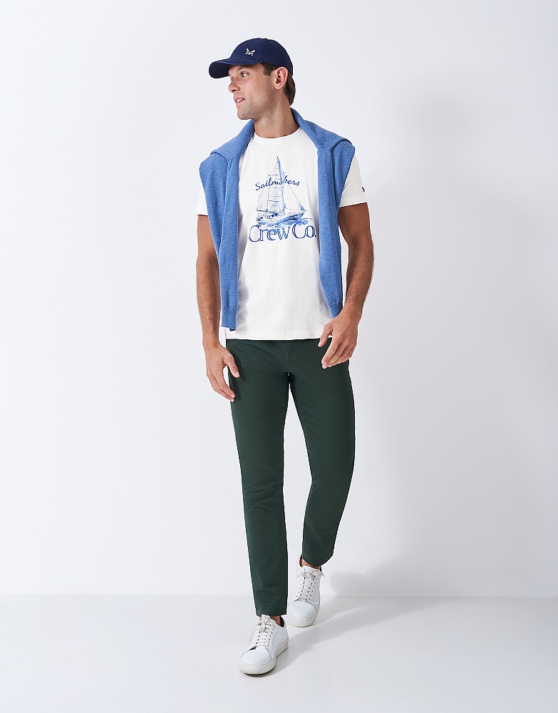 Crew Co T-Shirt in White