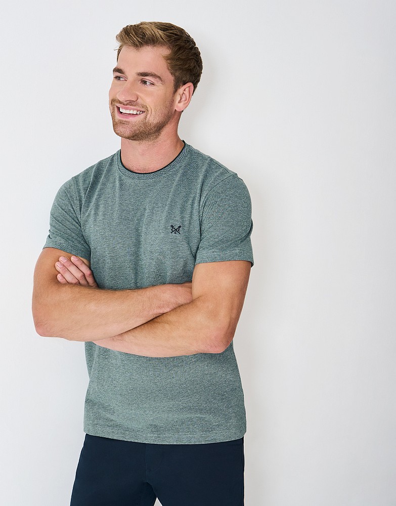 Oxford Pique T-Shirt in Green