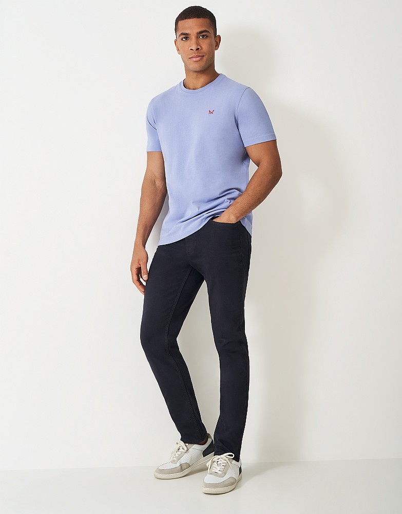 5 Pocket Twill Trouser in Navy