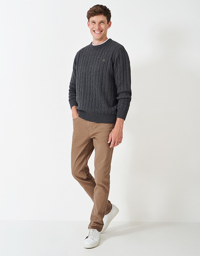 5 Pocket Twill Trouser in Tan