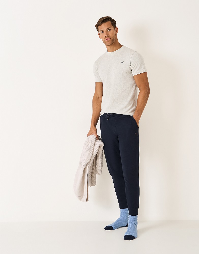 Waffle Lounge Trousers in Navy