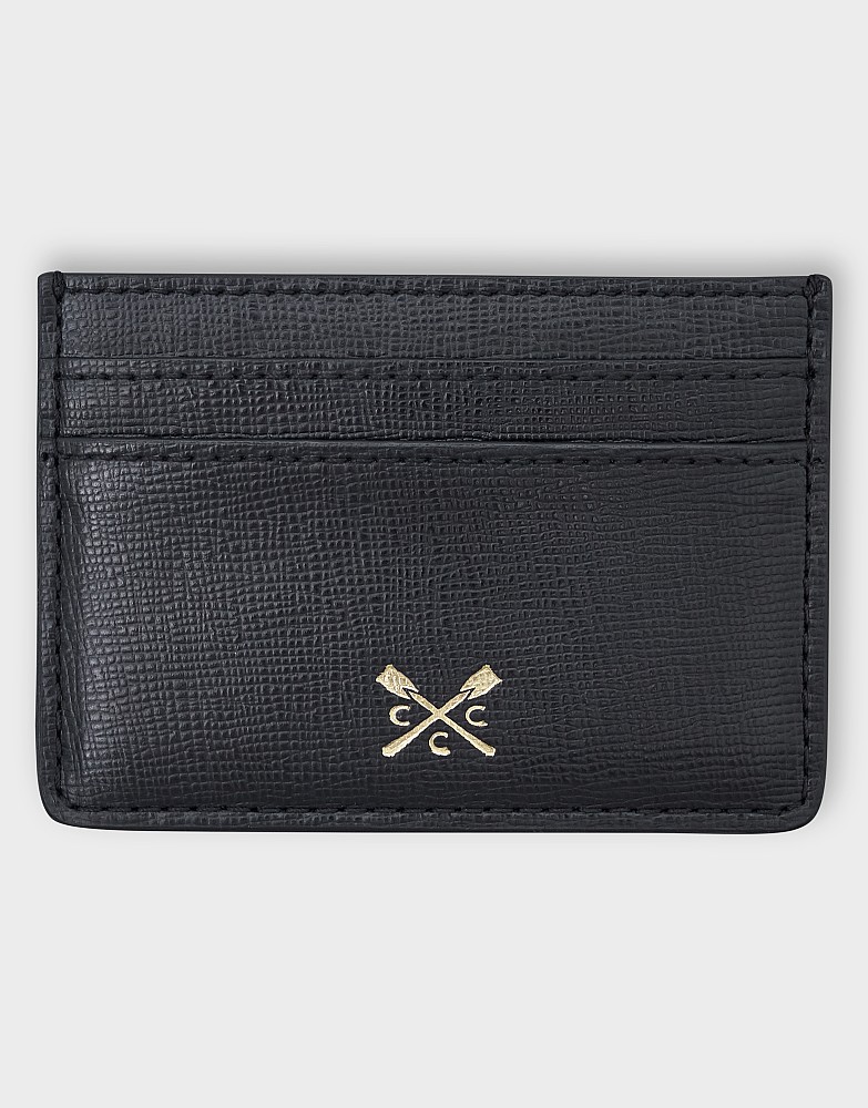Leather Card Holder in Black