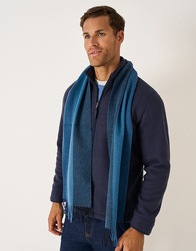 Wool Scarf in Blue