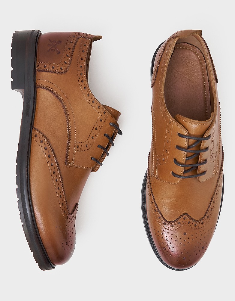 Arthur Leather Brogues in Tan