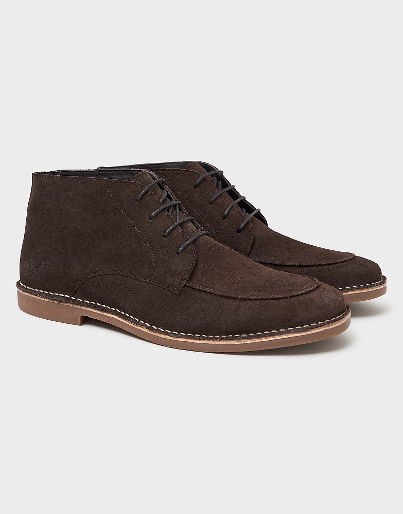 Suede Desert Boot in Brown