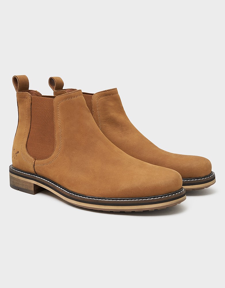 Parker Leather Chelsea Boot In Tan