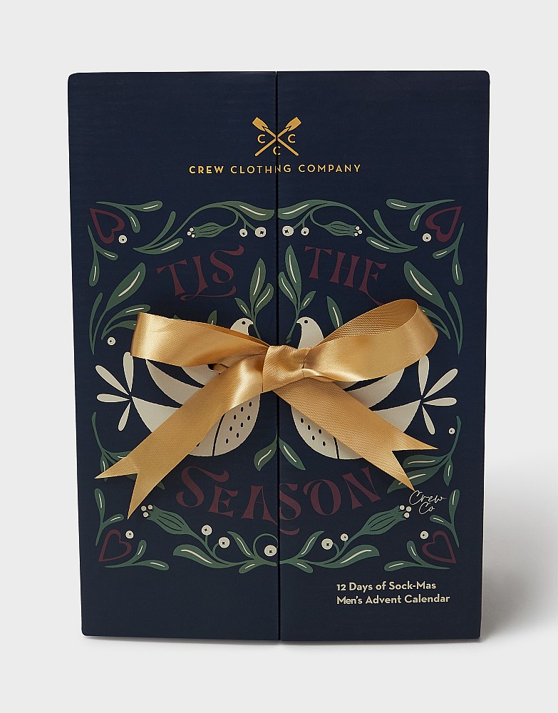 Men's 12-Pack Christmas Bamboo Socks Advent Calendar