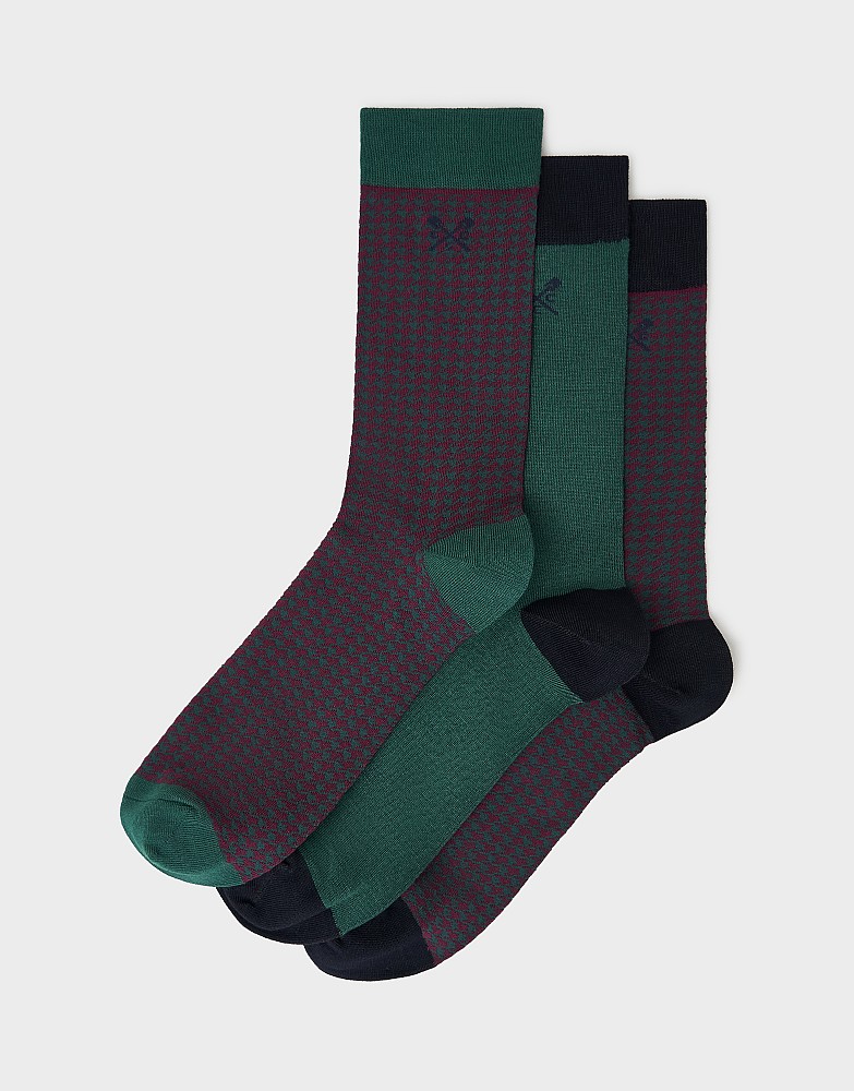 3 Pack Bamboo Socks in Navy