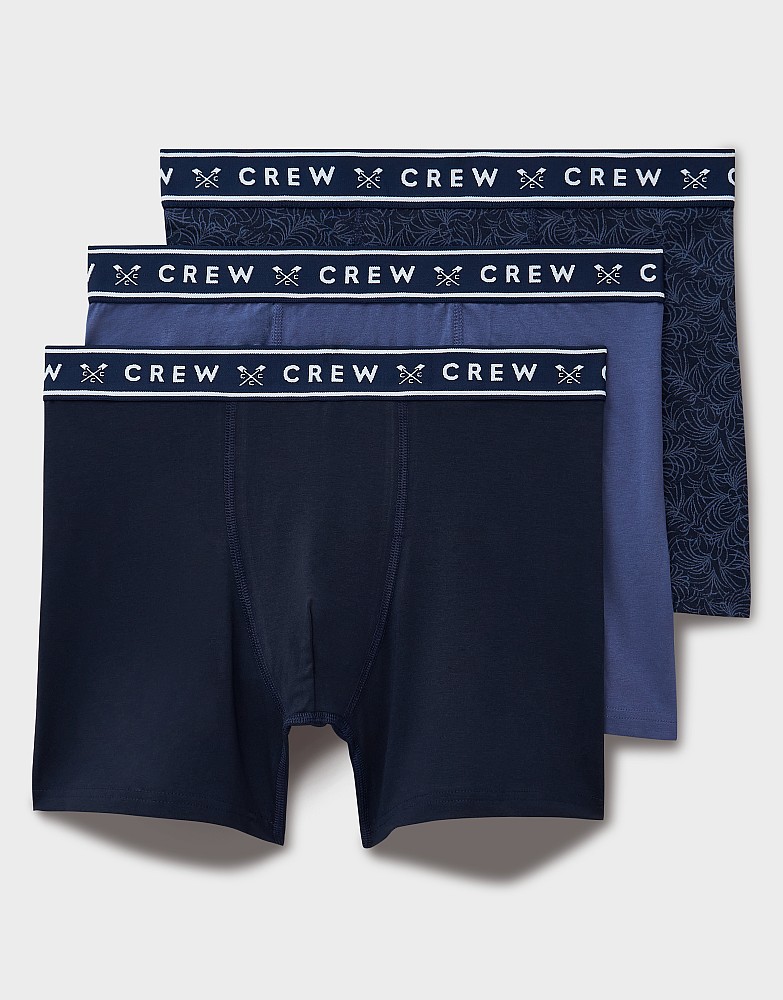 3 Pack Jersey Boxer in Navy