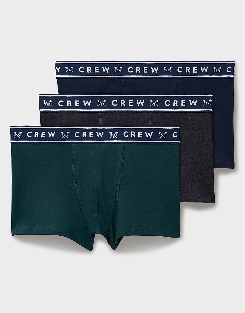 3 Pack Boxer Brief in Charcoal and Navy