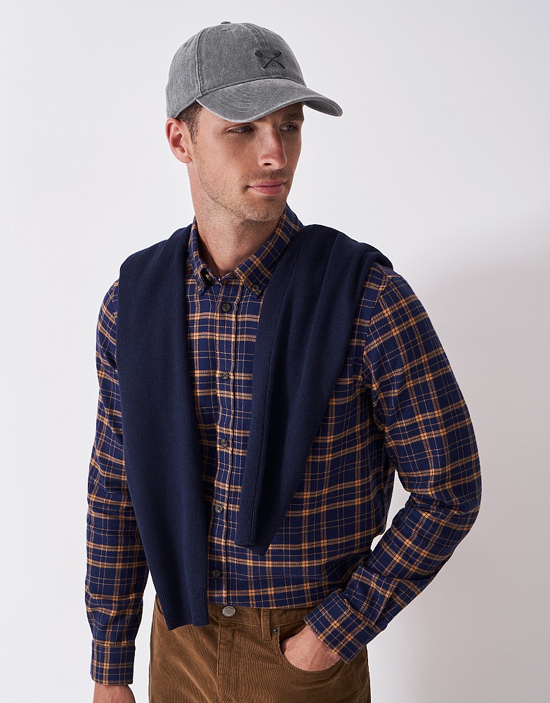 Crew Garment Dye Cotton Cap in Black