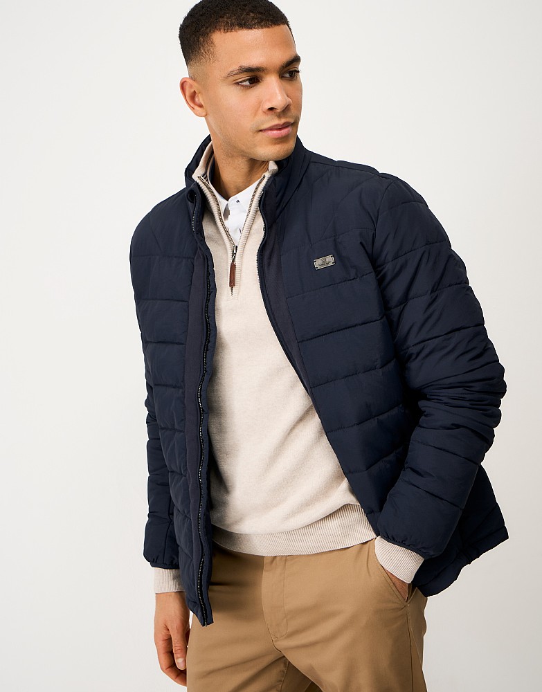 Bramham Padded Jacket in Navy