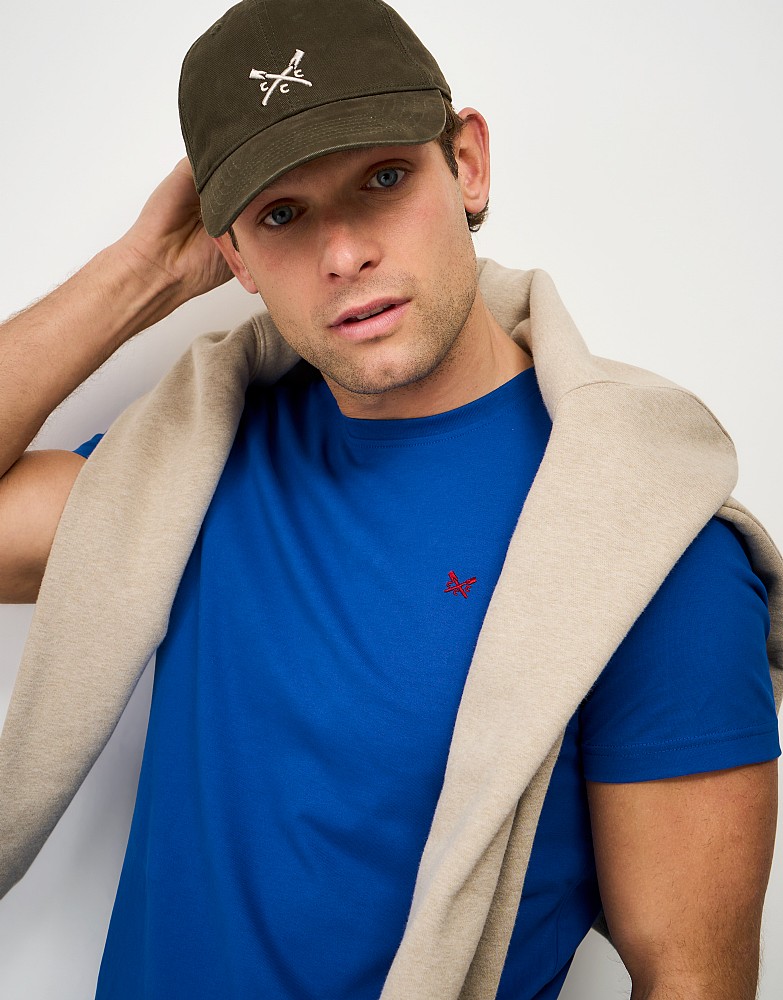 Crew Classic Cotton Tee in Cobalt Blue