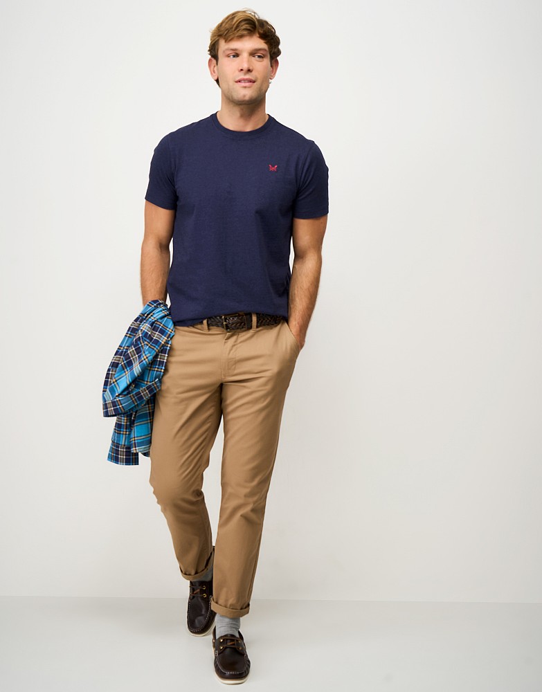 Crew Classic Cotton T-Shirt in Deep Blue