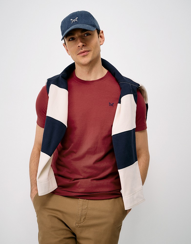 Crew Classic Tee in Brick Red